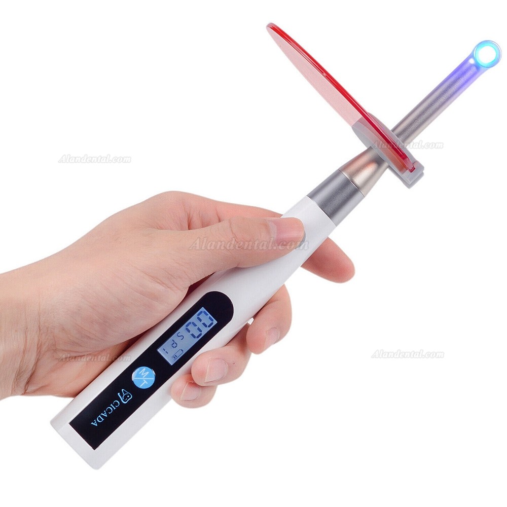 Dental Wireless Cordless Led Curing Light 1 Sec Metal Head Cure Lamp 1400mw/cm2 